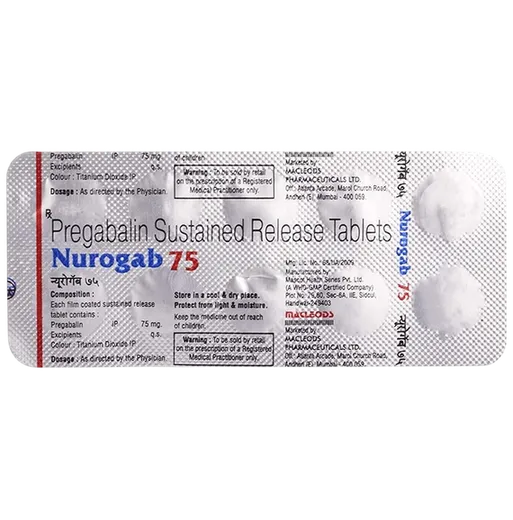 nurogab 75mg tablet 10's
